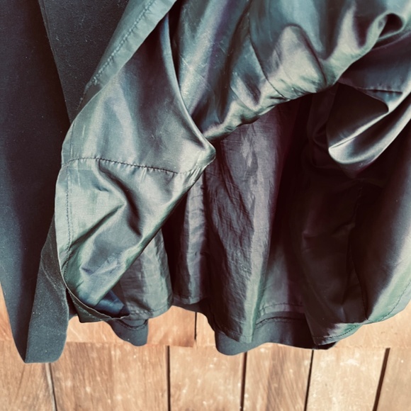 Long Tall Sally Dress Size 14 Black Cap Sleeve Round Neck Flared Stretch Lined - Picture 6 of 11